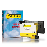 123drukuj zamiennik Brother LC527Y tusz żółty 051487