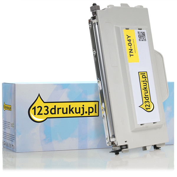 123drukuj zamiennik Brother TN-04Y toner żółty TN04YC 029791 - 1