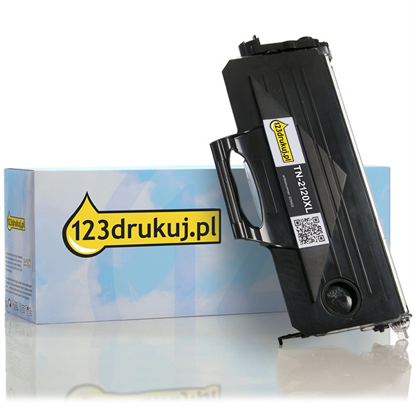 123drukuj zamiennik Brother TN-2120 XL toner czarny, extra zwiększona pojemność TN2120C 029402 - 1