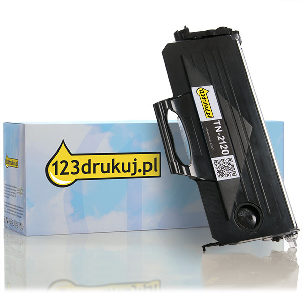 123drukuj zamiennik Brother TN-2120 toner czarny, zwiększona pojemność TN2120C 029401 - 1