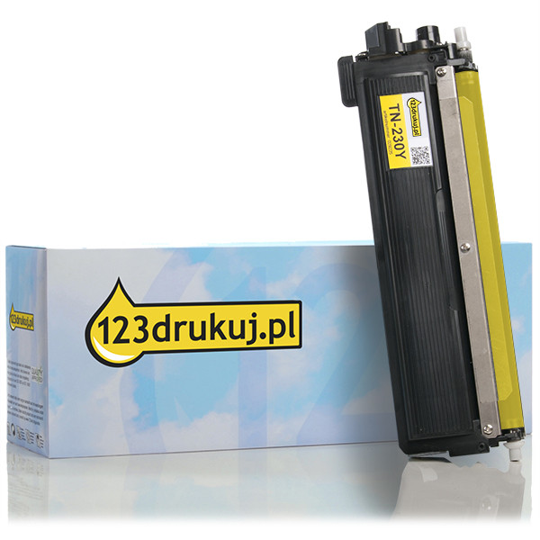 123drukuj zamiennik Brother TN-230Y toner żółty TN230YC 029225 - 1