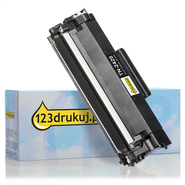 123drukuj zamiennik Brother TN-2420 toner czarny o zwiększonej pojemności TN-2420C 051163 - 1