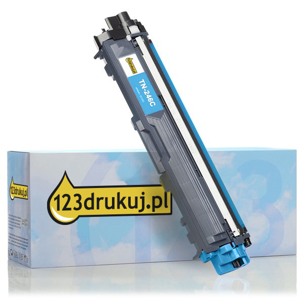 123drukuj zamiennik Brother TN-246C toner niebieski, zwiększona pojemność TN246CC 051069 - 1