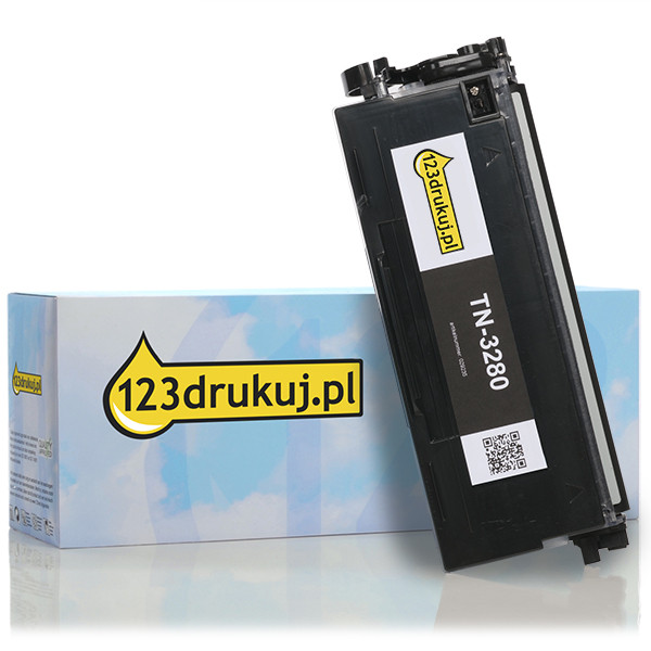 123drukuj zamiennik Brother TN-3280 toner czarny zwiększona pojemność TN3280C 029235 - 1