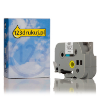 123drukuj zamiennik Brother TZe-251 taśma, nadruk czarny na białym tle, 24 mm