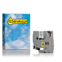 123drukuj zamiennik Brother HSe-211E taśma termokurczliwa, nadruk czarny na białym tle, 6 mm
