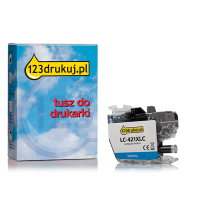 123drukuj zamiennik Brother LC-421XLC tusz niebieski, zwiększona pojemność