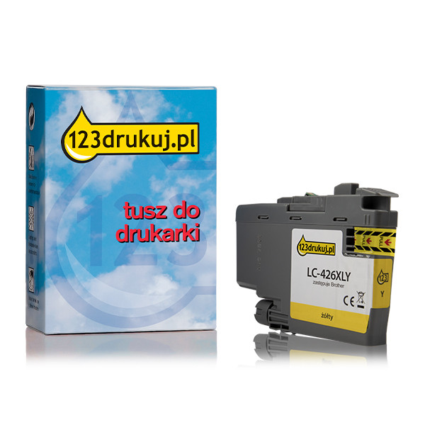 123drukuj zamiennik Brother LC-426XLY tusz żółty, zwiększona pojemność LC426XLYC 051281 - 1