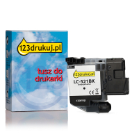 123drukuj zamiennik Brother LC-521BK tusz czarny 051471
