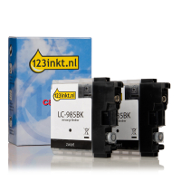 123drukuj zamiennik Brother LC-985BK tusz czarny x2 (dwupak)