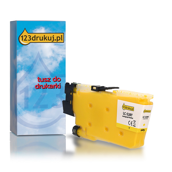 123drukuj zamiennik Brother LC528Y tusz żółty, zwiększona pojemność 051533 - 1