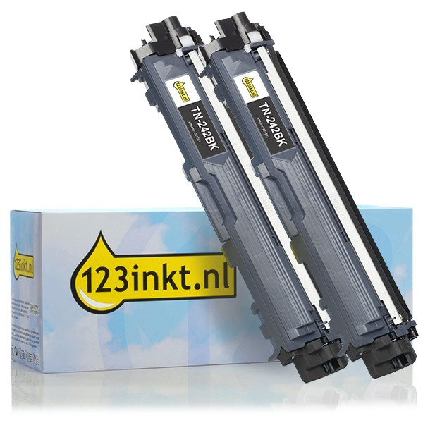 123drukuj zamiennik Brother TN-242BK toner czarny x2 (dwupak) 010075 - 1
