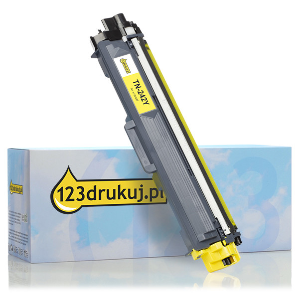 123drukuj zamiennik Brother TN-242Y toner żółty TN242YC 051067 - 1