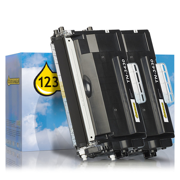 123drukuj zamiennik Brother TN-3430 toner czarny x2 (dwupak)  160703 - 1