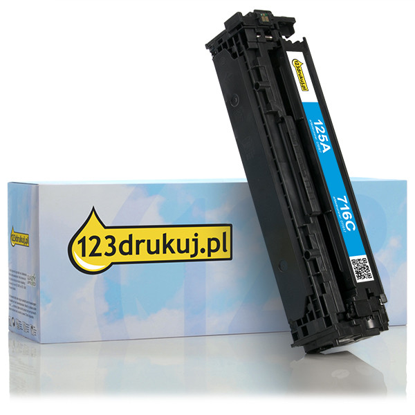 123drukuj zamiennik HP 125A (CB541A) toner niebieski CB541AC 039807 - 1