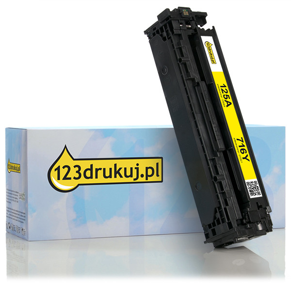 123drukuj zamiennik HP 125A (CB542A) toner żółty CB542AC 039809 - 1