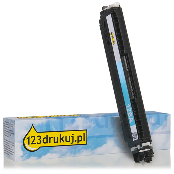 123drukuj zamiennik HP 126A (CE311A) toner niebieski CE311AC 054003 - 1