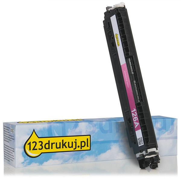 123drukuj zamiennik HP 126A (CE313A) toner czerwony CE313AC 054007 - 1