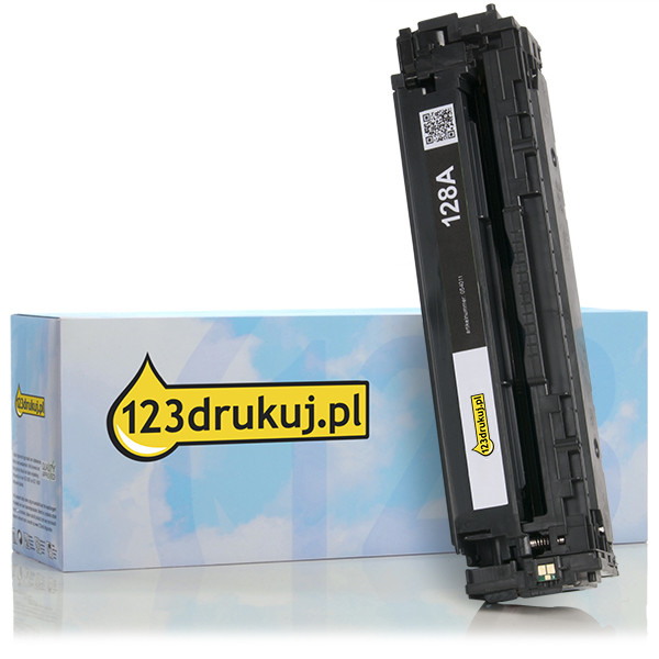 123drukuj zamiennik HP 128A (CE320A) toner czarny CE320AC 054011 - 1