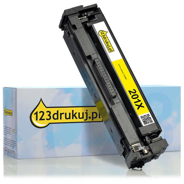 123drukuj zamiennik HP 201X (CF402X) toner żółty, zwiększona pojemność CF402XC 054865 - 1