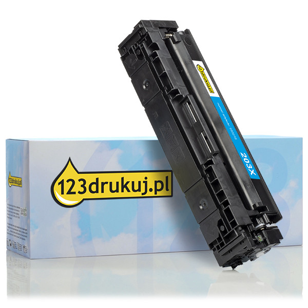 123drukuj zamiennik HP 203X (CF541X) toner niebieski, zwiększona pojemność CF541XC 055215 - 1