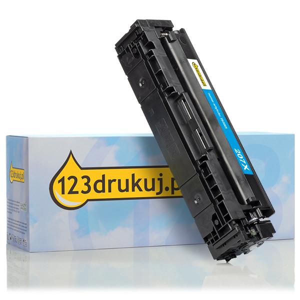 123drukuj zamiennik HP 207X (W2211X) toner niebieski, zwiększona pojemność W2211XC 093053 - 1