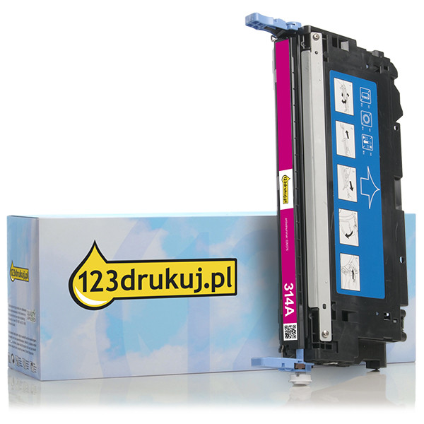 123drukuj zamiennik HP 314A (Q7563A) toner czerwony Q7563AC 039576 - 1