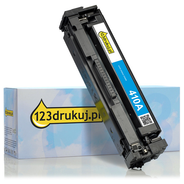 123drukuj zamiennik HP 410A (CF411A) toner niebieski CF411AC 054889 - 1