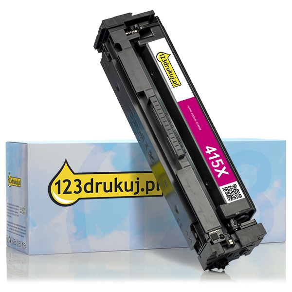 123drukuj zamiennik HP 415X (W2033X) toner czerwony, zwiększona pojemność W2033XC 055449 - 1