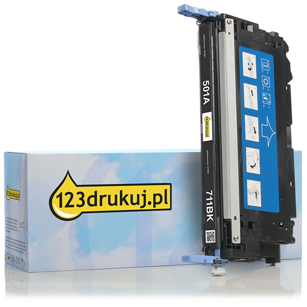 123drukuj zamiennik HP 501A (Q6470A) toner czarny Q6470AC 039581 - 1