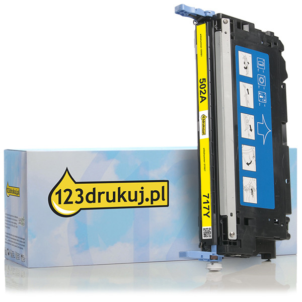 123drukuj zamiennik HP 502A (Q6472A) toner żółty Q6472AC 039591 - 1