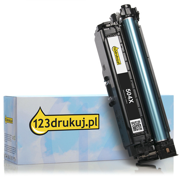 123drukuj zamiennik HP 504X (CE250X) toner czarny CE250XC 039833 - 1