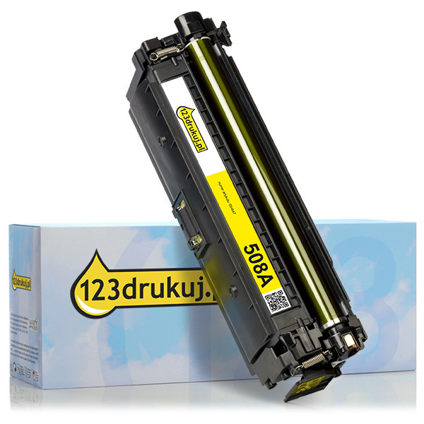 123drukuj zamiennik HP 508A (CF362A) toner żółty CF362AC 054847 - 1