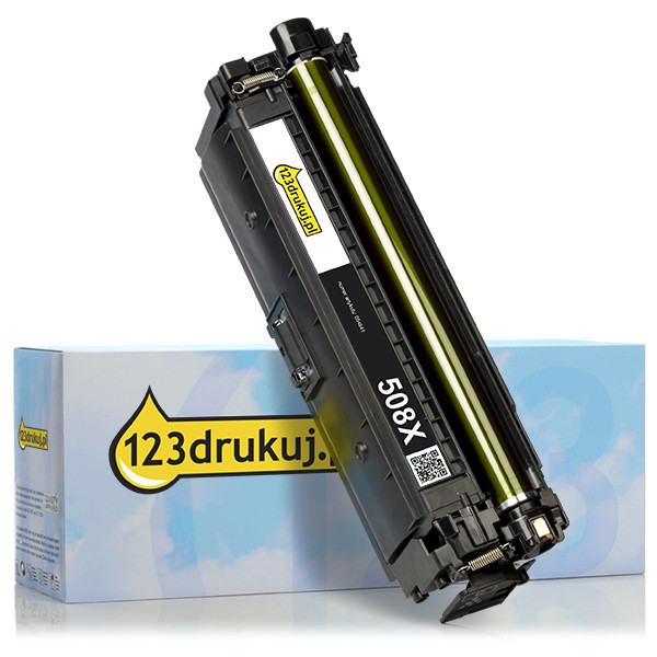 123drukuj zamiennik HP 508X (CF360X) toner czarny o zwiększonej pojemności CF360XC 054841 - 1