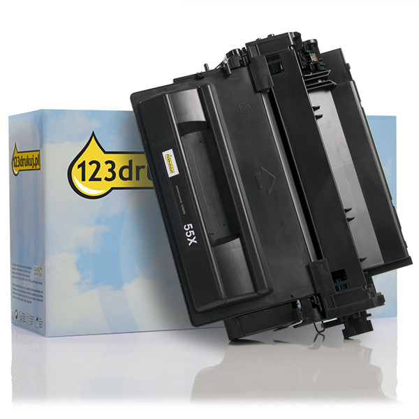 123drukuj zamiennik HP 55X (CE255X) toner czarny, zwiększona pojemność CE255XC 039889 - 1