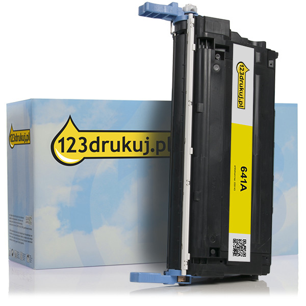 123drukuj zamiennik HP 641A (C9722A) toner żółty C9722AC 039145 - 1