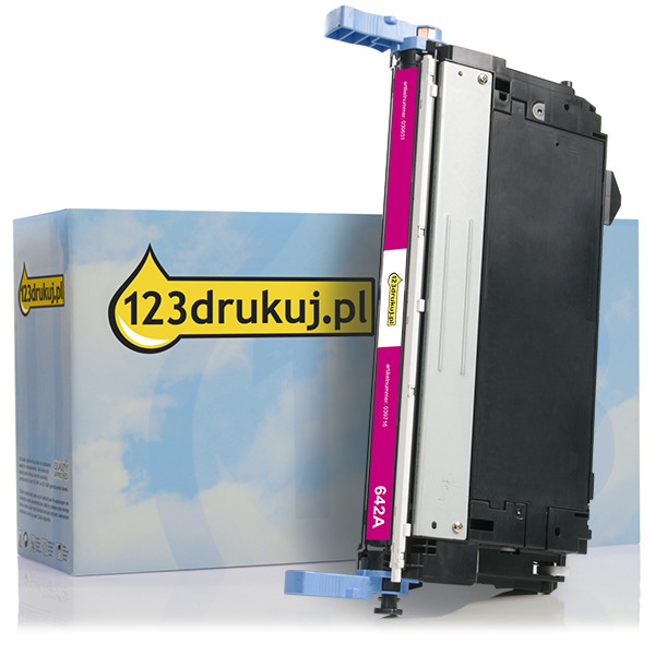 123drukuj zamiennik HP 642A (CB403A) toner czerwony CB403AC 039716 - 1