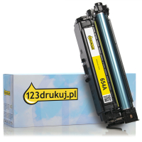 123drukuj zamiennik HP 654A (CF332A) toner żółty CF332AC 054797