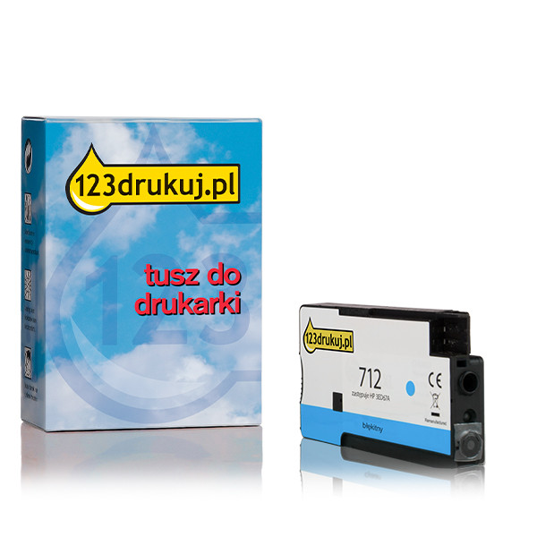 123drukuj zamiennik HP 712 (3ED67A) tusz niebieski 3ED67AC 093109 - 1