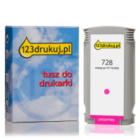 123drukuj zamiennik HP 728 (F9J66A) tusz czerwony, zwiększona pojemność