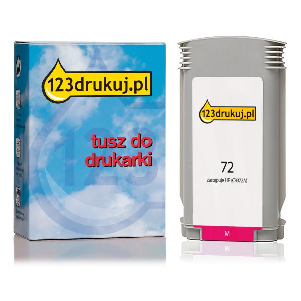 123drukuj zamiennik HP 72 (C9372A) tusz czerwony, zwiększona pojemność C9372AC 030897 - 1