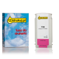 123drukuj zamiennik HP 738 (498N6A) tusz czerwony 498N6AC 093283