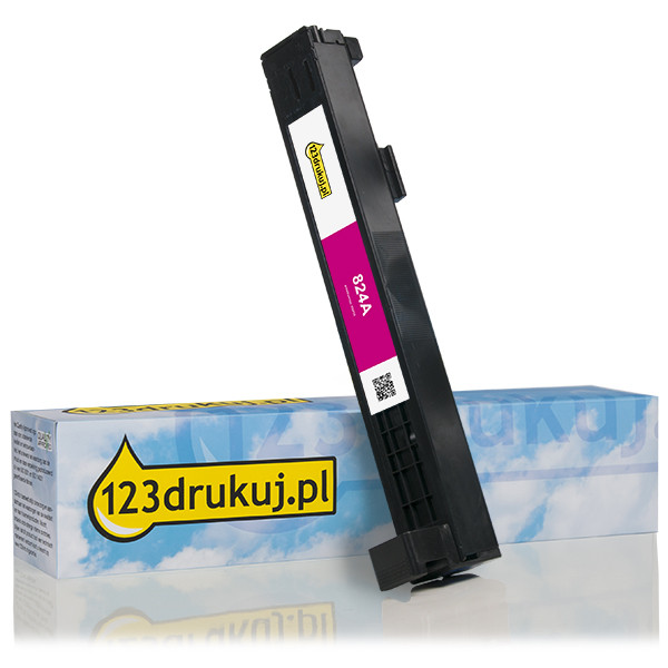 123drukuj zamiennik HP 824A (CB383A) toner czerwony CB383AC 039795 - 1