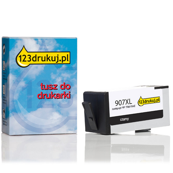 123drukuj zamiennik HP 907XL (T6M19AE) tusz czarny, extra zwiększona pojemność T6M19AEC 093231 - 1