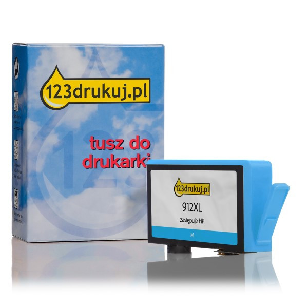 123drukuj zamiennik HP 912XL (3YL81AE) tusz niebieski o zwiększonej pojemności 3YL81AEC 055425 - 1