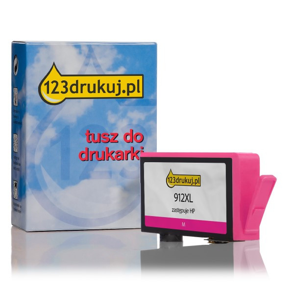 123drukuj zamiennik HP 912XL (3YL82AE) tusz czerwony o zwiększonej pojemności 3YL82AEC 055427 - 1