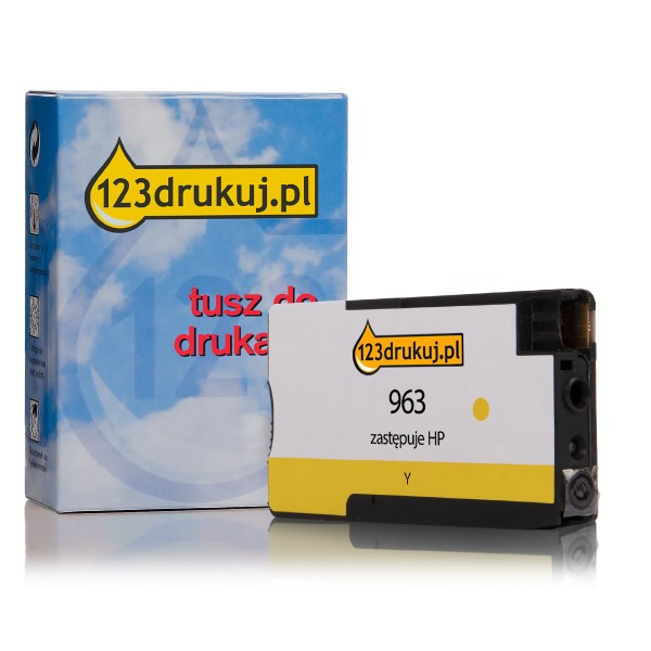 123drukuj zamiennik HP 963 (3JA25AE) tusz żółty 3JA25AEC 055381 - 1