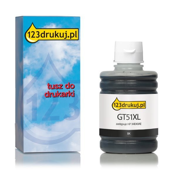 123drukuj zamiennik HP GT51XL (X4E40AE) tusz czarny M0H57AEC 030689 - 1