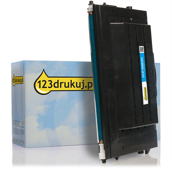 123drukuj zamiennik Samsung CLP-500D5C toner niebieski, zwiększona pojemność CLP-500D5C/ELSC 033336 - 1