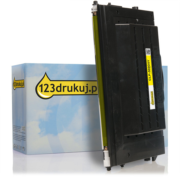 123drukuj zamiennik Samsung CLP-500D5Y toner żółty, zwiększona pojemność CLP-500D5Y/ELSC 033346 - 1